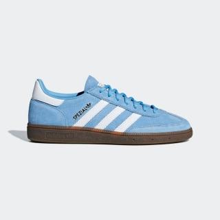 【adidas 愛迪達】休閒鞋 女鞋 運動鞋 麂皮 HANDBALL SPEZIAL 藍 BD7632