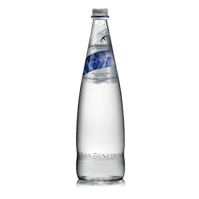 即期品【San Benedetto 聖碧濤】義大利氣泡礦泉水1000mlx12入 1箱 氣泡礦泉水 玻璃瓶 2025 10 18 