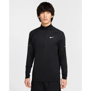 【NIKE 耐吉】Dri-FIT 長袖上衣 訓練衣服 快乾 男款 AS M NK DF STRIDE HZ MIDLAYER 黑色(HV2181010)
