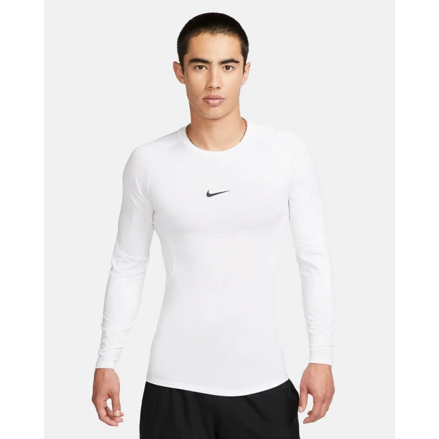 NIKE 耐吉 Dri-FIT 緊身長袖 排汗快乾 男款 AS M NP DF TIGHT TOP LS 白色(FB7920100)