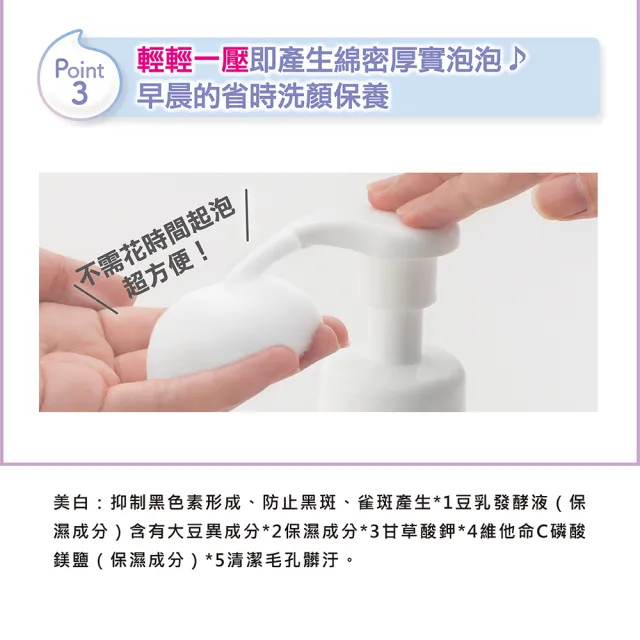 【SANA 莎娜】豆乳美肌煥白泡沫洗顏慕斯(200mL)