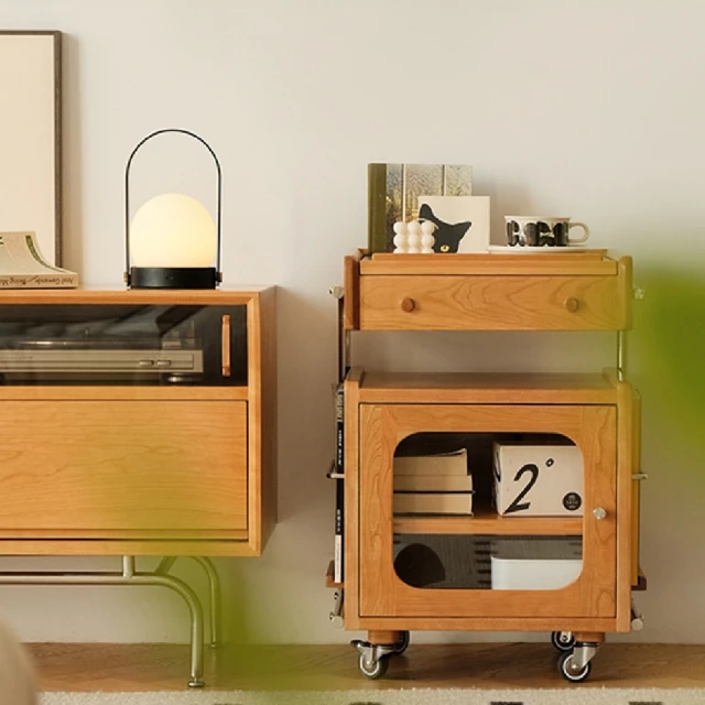 Taoshop 淘家舖Taoshop 淘家舖 M - 櫻桃木邊櫃｜機器人床頭櫃 - MS130