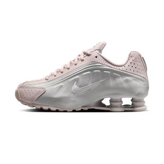 【NIKE 耐吉】Shox R4 女鞋 粉銀色 金屬 運動 緩震 復古 休閒 彈簧鞋 休閒鞋 AR3565-600
