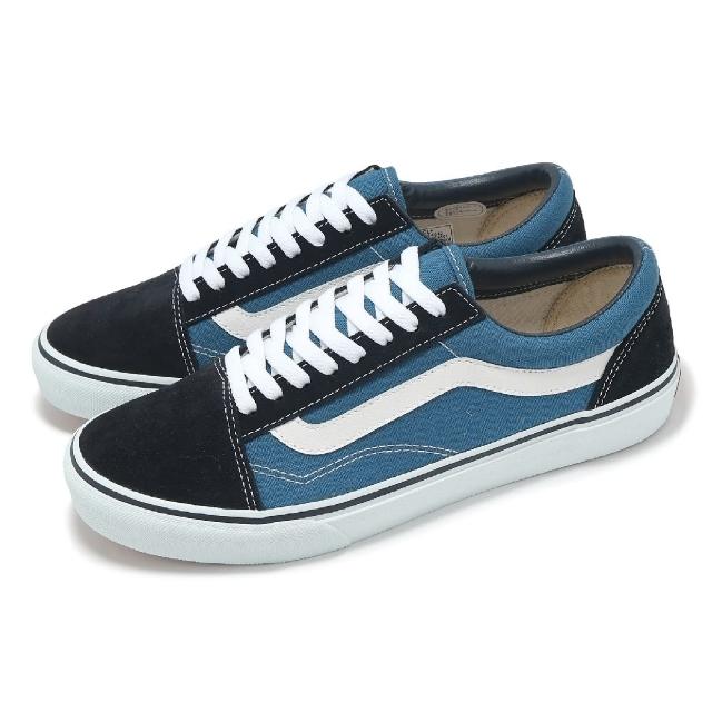 【VANS】休閒鞋 V36CL+ Old Skool DX 男鞋 藍 黑 日本線 帆布 麂皮 板鞋(5564360002)