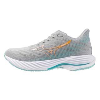 【MIZUNO 美津濃】慢跑鞋 女鞋 運動鞋 緩震 超寬楦 RIDER 灰綠 J1GD240672