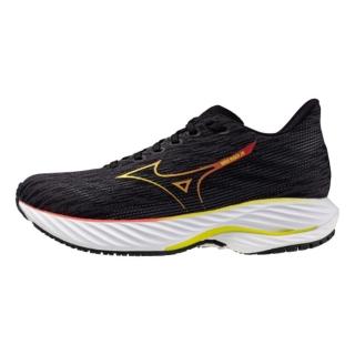 【MIZUNO 美津濃】慢跑鞋 女鞋 運動鞋 緩震 RIDER 黑紅黃 J1GD240377