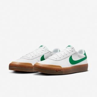 【NIKE 耐吉】休閒鞋 Court Shot 男鞋 白 綠 膠底 復古 皮革(FQ8146-109)