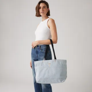 【LEVIS】女款 簡約船形托特包 / 精工刺繡Logo 人氣新品 D7959-0004