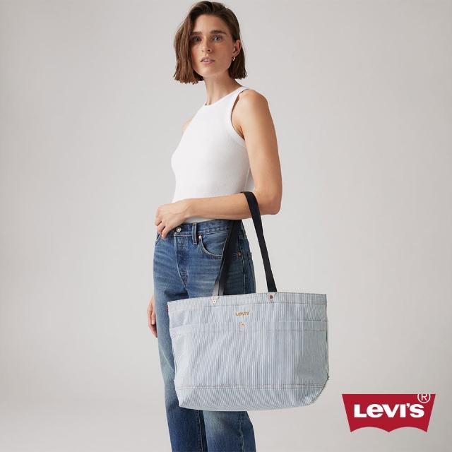 【LEVIS】女款 簡約船形托特包 / 精工刺繡Logo 人氣新品 D7959-0004