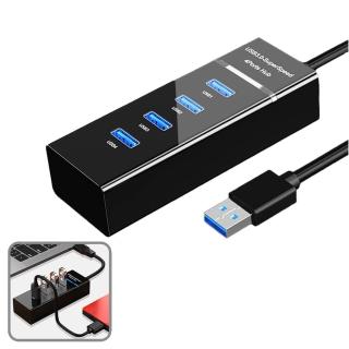 【JHS】USB3.0 4口HUB集線器 延伸器 120CM(筆電分線器 OTG 擴展器 擴充槽 電腦HUB 集線器 USB擴充)
