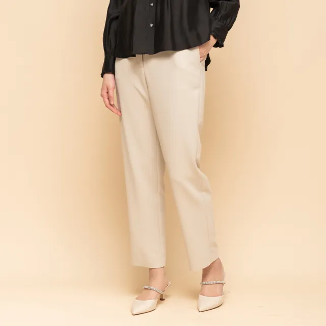 【perng yuh 芃諭名品】都會雅緻 輕彈斜紋 錐形褲(2025 SS Collection|4A春夏新品上市)