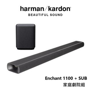【Harman Kardon】哈曼卡頓 Soundbar 聲霸 家庭劇院組 重低音 台灣公司貨(Enchant 1100 + SUB)