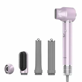 【TATUNG 大同】5合1造型吹風機-薰衣草紫(THD-M1324LF)