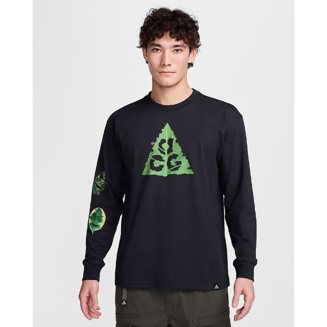 【NIKE 耐吉】ACG 長袖上衣 大學T 男款 AS M ACG DF TEE LS OC ANTS 黑色(HJ0803010)