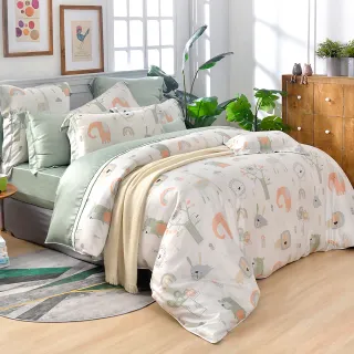【格蕾寢飾】Abelia 天絲木漿兩用被床包組-雙人150x186cm(多款任選)