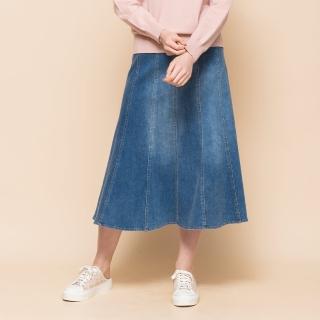 【perng yuh 芃諭名品】*率真自在 刷白牛仔 魚尾裙(2025 SS Collection｜4A春夏新品上市)
