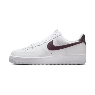 【NIKE 耐吉】Air Force 1”07 男鞋 白紫紅色 復古 AF1 透氣 皮革 休閒 運動 休閒鞋 FJ4146-112