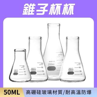 【工具達人】錐型飲料杯 錐形量杯 牛奶杯 迷你量杯 威士忌杯 品酒杯 三角燒瓶 小量杯 燒杯(190-X-GCD50)