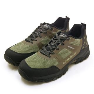 【GOODYEAR 固特異】男 專業多功能郊山動態防水戶外越野鞋 提頓LITE系列(綠黑 43415)