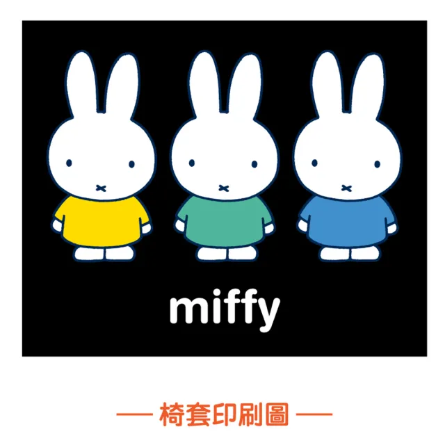 【Miffy 米飛】前座椅套組(2入/台灣製)