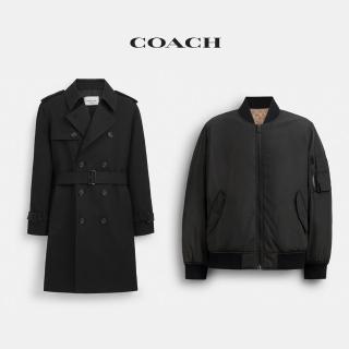 【COACH】蔻馳官方直營 CORE風衣 聚酯纖維雙面MA-1外套-多款多色可選(CT264 CT734)