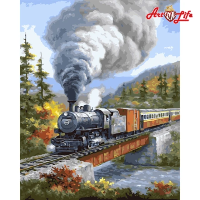 【ArtLife 藝術生活】DT015向前行40*50CM(數字油畫 DIY DIY數字油畫 交換禮物 畫畫玩具)