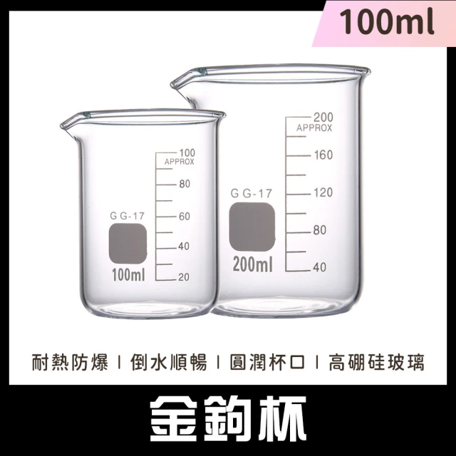 2入 咖啡廳水杯 造型水杯 餐廳飲料杯 玻璃刻度杯 試飲瓶 玻璃小量杯 咖啡杯杯子 刻度量杯(130-GCL100*2)