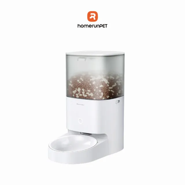 【HomeRun 霍曼】寵物智能餵食器 陶瓷碗 4L(原廠保固一年)