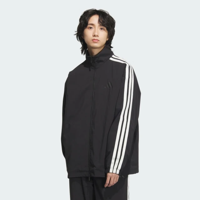 adidas 愛迪達 運動 休閒 立領 長袖 男外套 ST 3ST WV TT(JL6091)