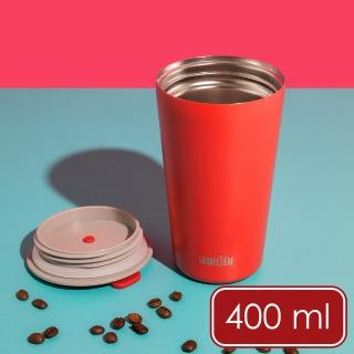 【LaCafetiere】Pavia不鏽鋼隨行保溫杯 殷紅400ml / 保溫瓶 保冷保冰杯 環保杯 便攜杯 咖啡杯 隨行杯