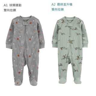 【美國童裝卡特Carter’s】F2.包腳連身衣(新生兒嬰幼兒兒童-美國原廠公司貨-多款可選)