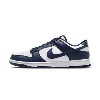 【NIKE 耐吉】Dunk Low Retro 男鞋 深藍色 低筒 Dunk 休閒 皮革 透氣 運動 休閒鞋 HF5441-107