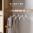 【上手家居】不鏽鋼衣夾 10入組(無痕衣架/褲夾/褲架/褲子衣架/金屬衣架/衣架夾/裙夾/防風衣架)