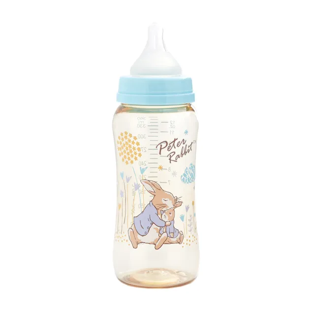 【奇哥官方旗艦】比得兔PPSU寬口奶瓶-360ml(2色選擇)