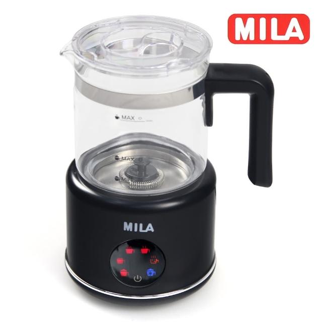 【MILA】全自動冷熱奶泡機-玻璃款(六種模式可加熱牛奶)