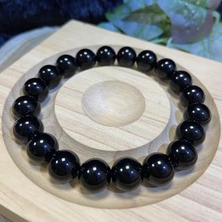 【Cozy 世界水晶原礦與茶】黑曜石 10mm 81-1(具有招財旺運的能量)