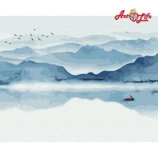 【ArtLife 藝術生活】DT105清境40*50CM(數字油畫 DIY DIY數字油畫 交換禮物 畫畫玩具)