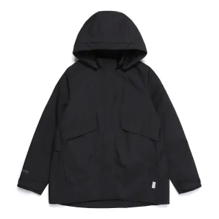【國家地理服飾官方旗艦】女裝ATLAS WINDSTOPPER BY GORE-TEX LABS 2L雙層連帽外套-炭黑色