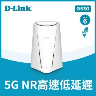 【D-Link】G530 5G NR Wi-Fi 6 AX3000 無線路由器/家用室內型/雙頻無線網路分享器/3000M/4G LTE/5G行動網路