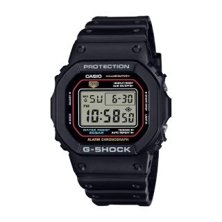 【CASIO 卡西歐】G-SHOCK 強悍百搭 經典錶款 黑(DW-5600RL-1)