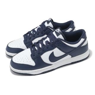 【NIKE 耐吉】休閒鞋 Dunk Low 男鞋 女鞋 深藍 午夜藍 白 復古 低筒(HF5441-107)