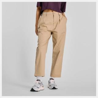 【NEW BALANCE】NB 長褲 女 運動褲 防潑水 卡其 AWP43536SOT(L839)