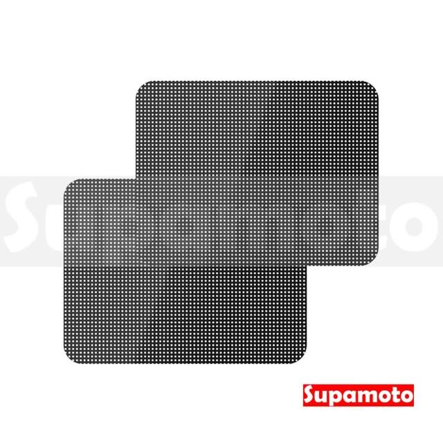 【Supamoto】大尺寸—遮陽靜電車窗貼72x52cm(玻璃/網點/網眼/防曬/隔熱貼/隱匿/隱密/隔熱紙)