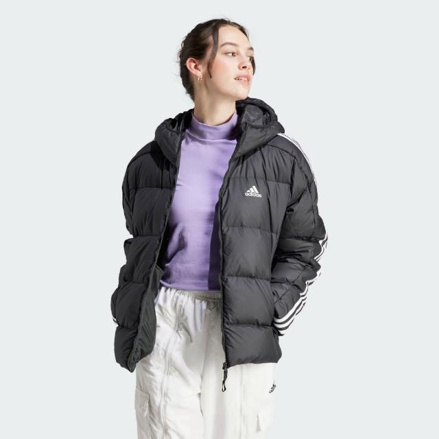 【adidas 愛迪達】ESSENTIALS 連帽外套 女 HZ8483