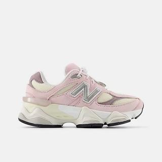 【NEW BALANCE】NB 9060 童鞋 休閒鞋 復古鞋 運動鞋 親子鞋 中大童 粉紅色(PV9060BE-W)