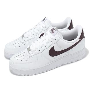 【NIKE 耐吉】休閒鞋 Air Force 1 07 白 棕 巧克力色 AF1 男鞋 女鞋(FJ4146-112)