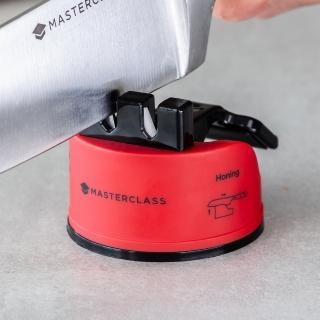 【Master Class】雙槽磨刀器 紅 / 陶瓷刀磨刀器 輕巧磨刀器
