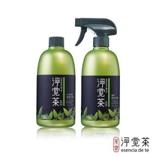 【茶寶 淨覺茶】天然茶籽地板洗潔液+衛浴清潔液