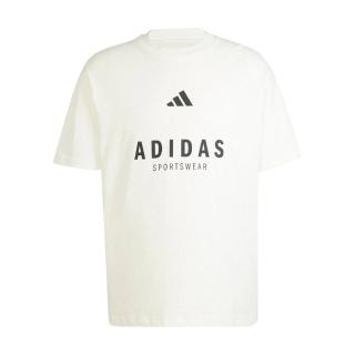 【adidas 愛迪達】M A SZN G T 男款 米白色 運動 休閒 圓領 落肩 短T 上衣 短袖 JJ3660