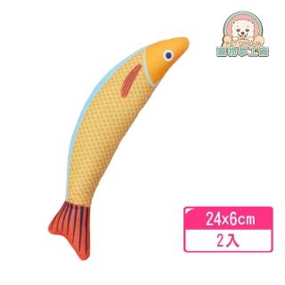【寵物夢工廠】貓薄荷秋刀魚2入(秋刀魚貓玩具 貓薄荷玩具 逗貓玩具 貓抱枕 貓玩具)